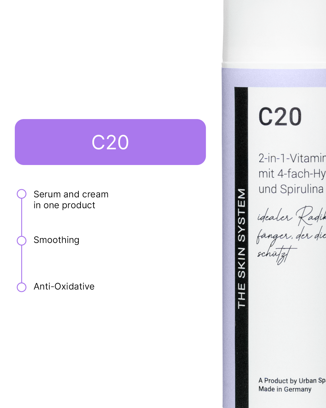 C20 - double stabilized vitamin C fluid